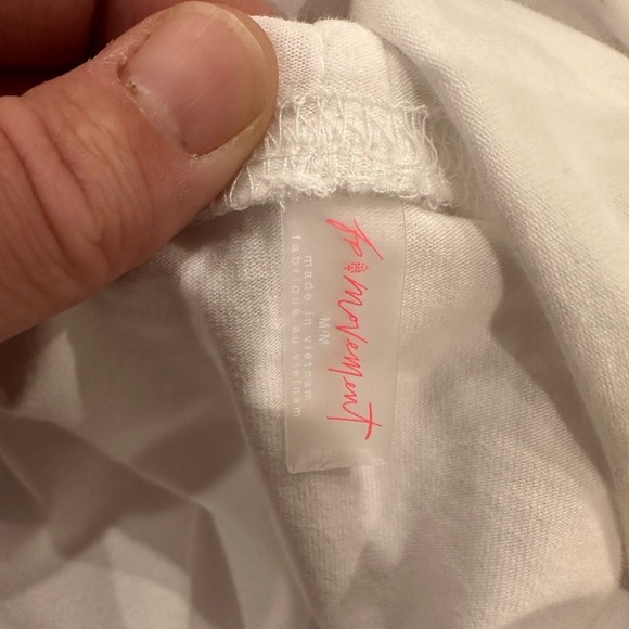 FP Movement by Free People White Long Sleeve Hoodie Medium - Picture 6 of 7